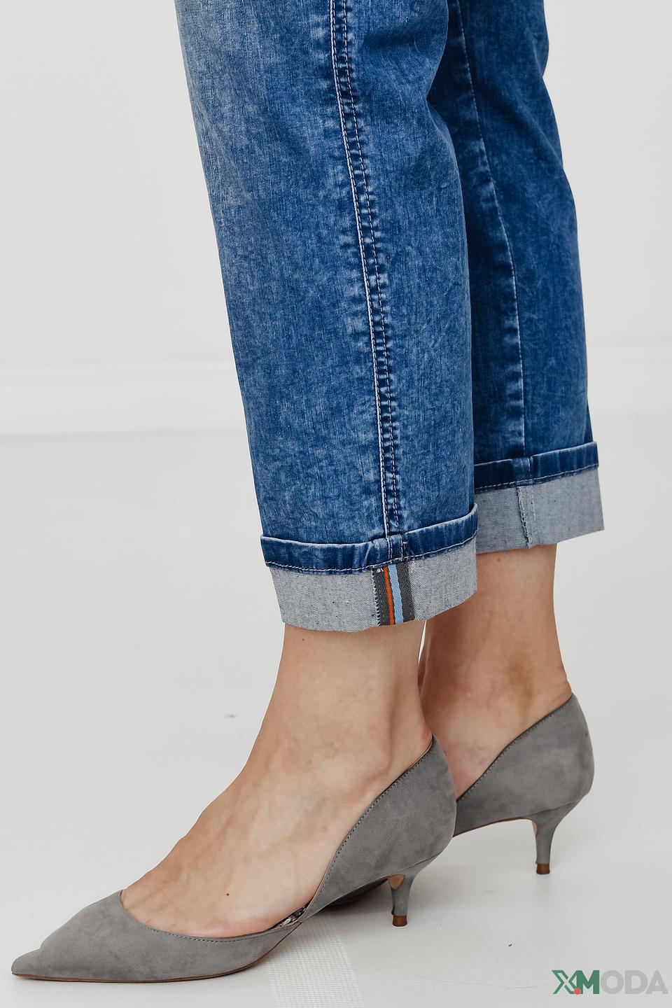 Джинсы Angels с потертостями голубые