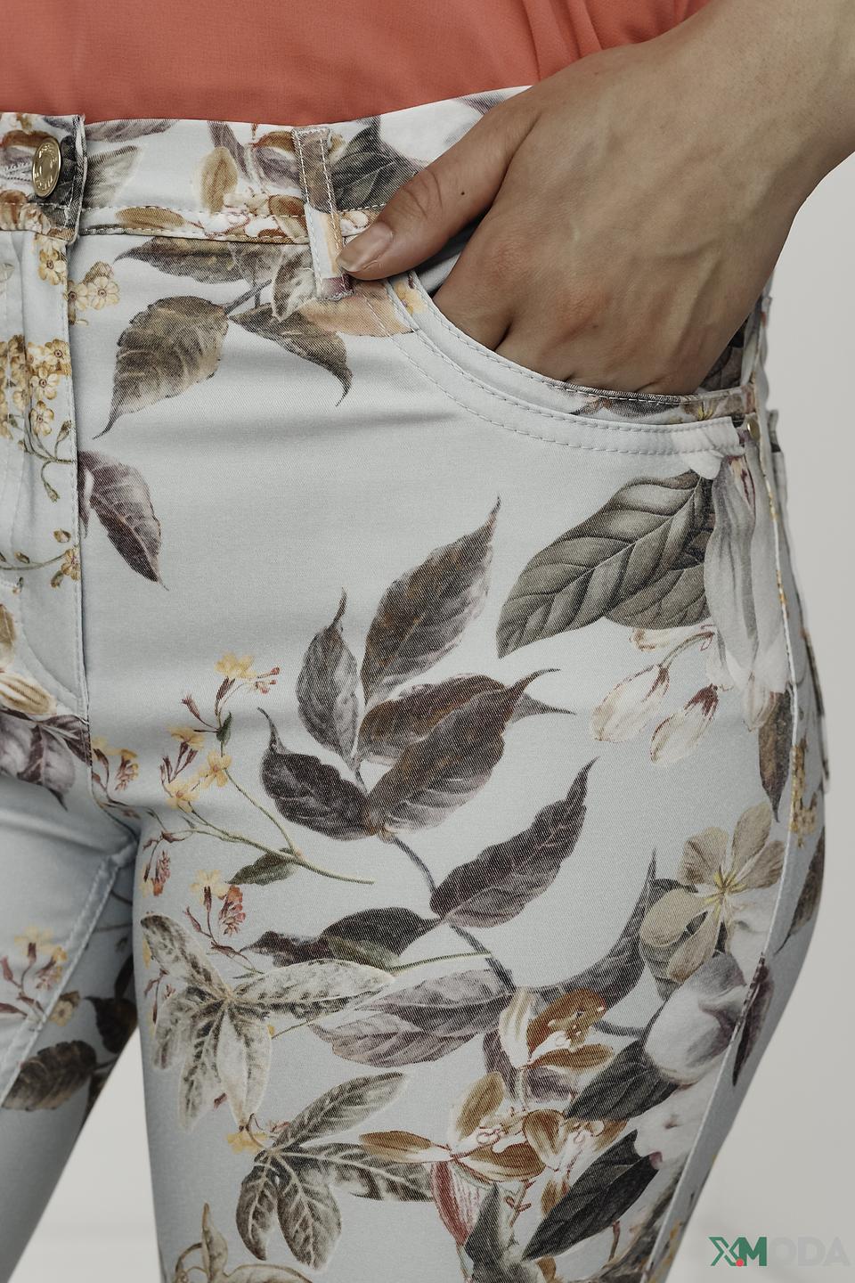 Капри Zerres с цветочным принтом