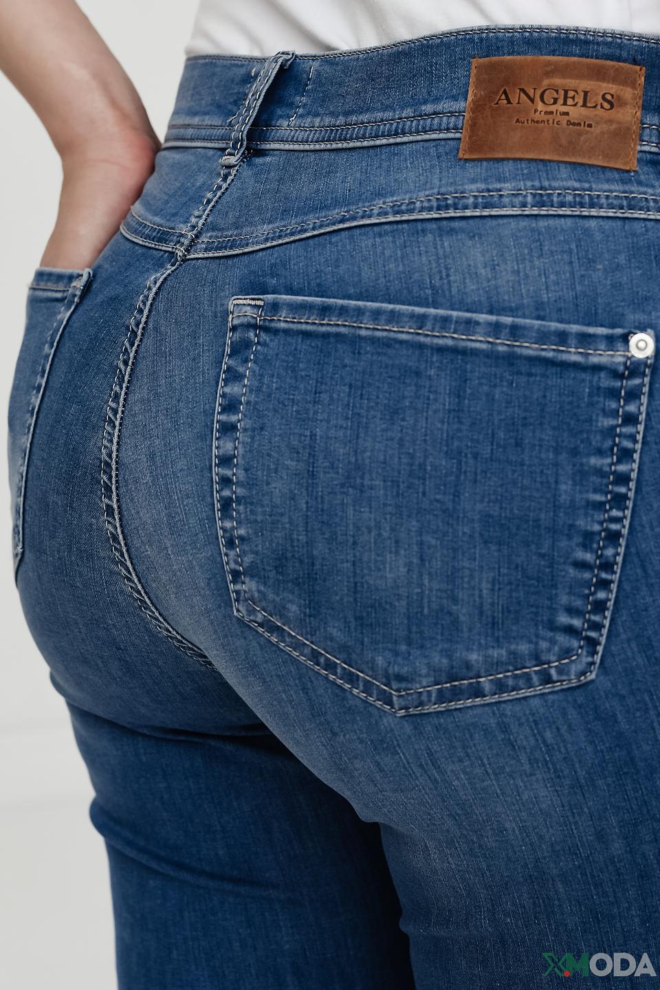 Джинсы Angels с цветочным принтом