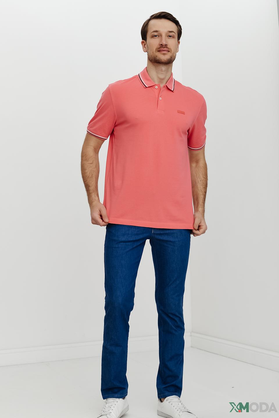 Поло Bugatti персиковое