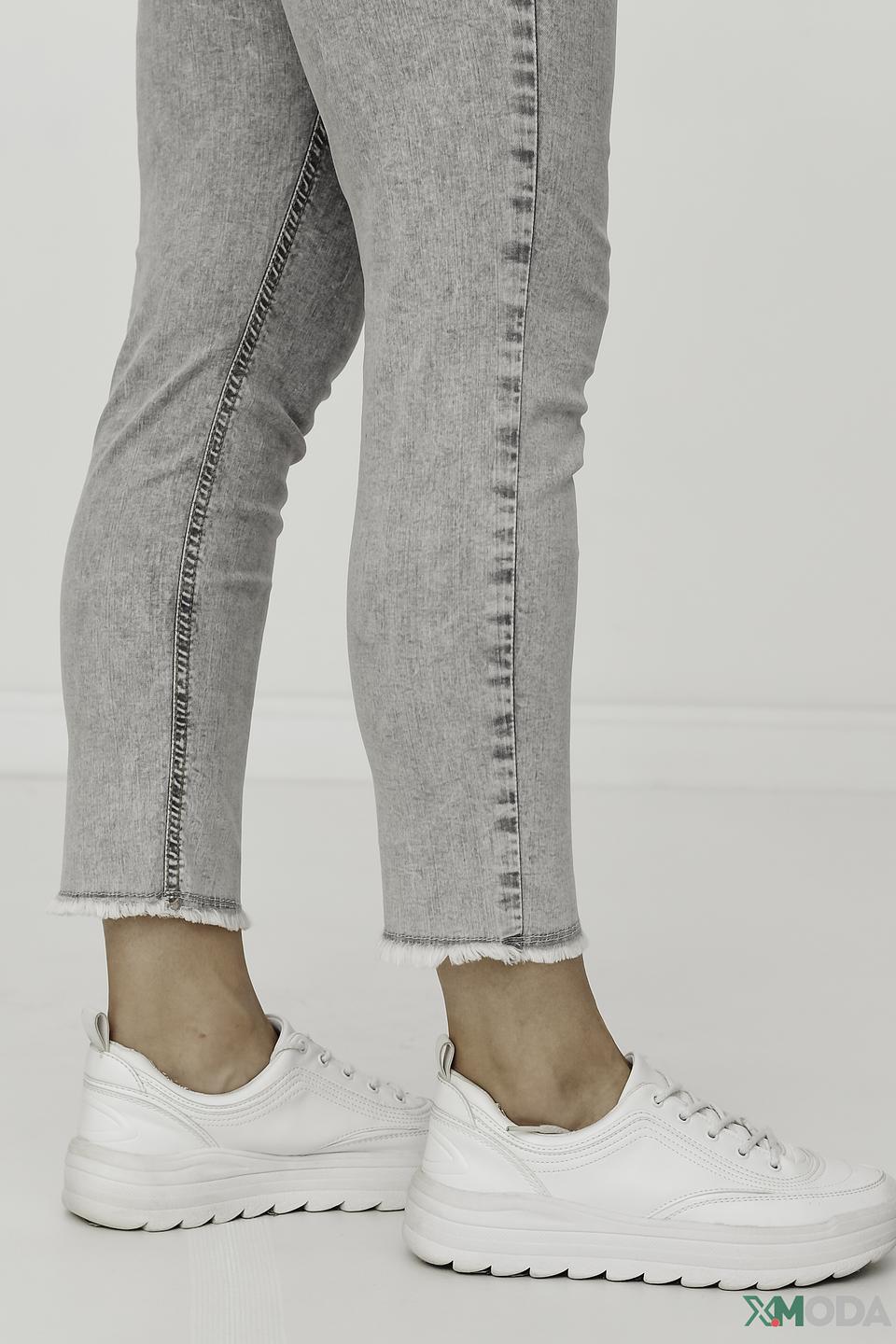 Джинсы Angels серые с потертостями