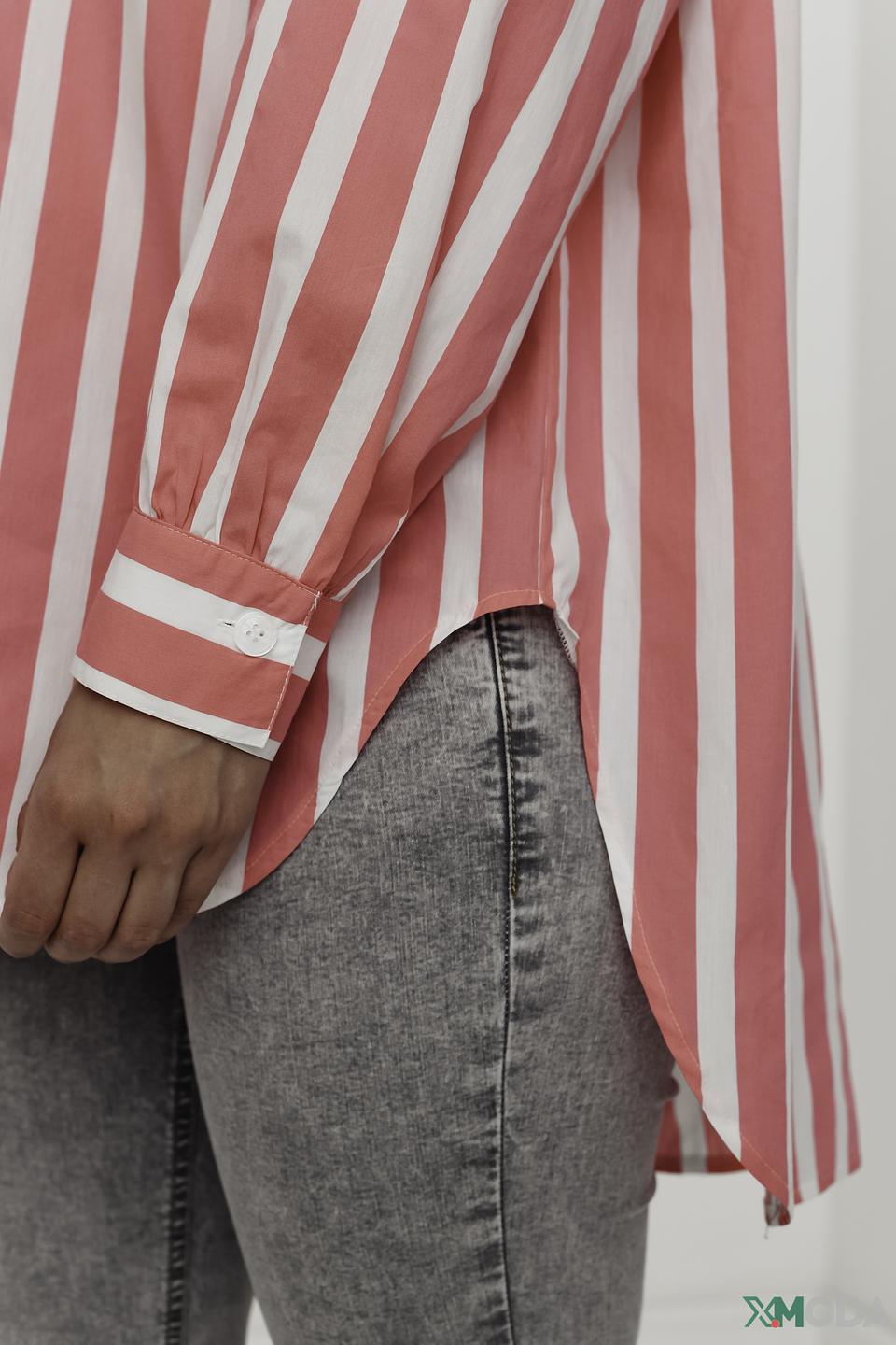 Рубашка You Just White в полоску