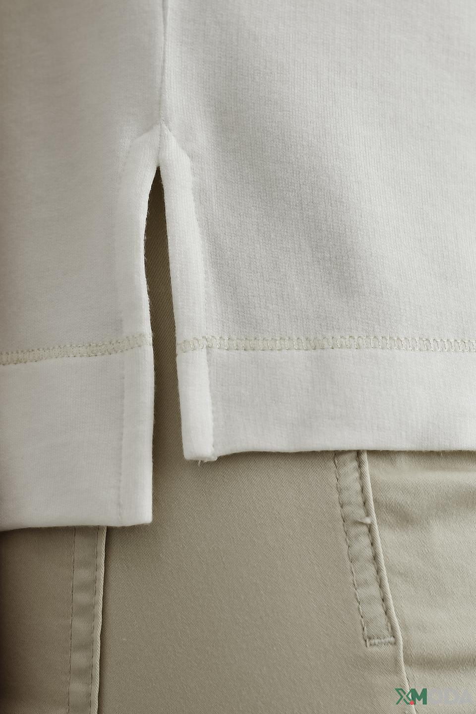 Футболка Oui с принтом белая