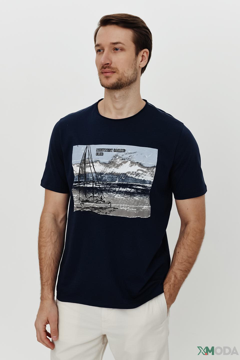 Футболка Monte Carlo с принтом