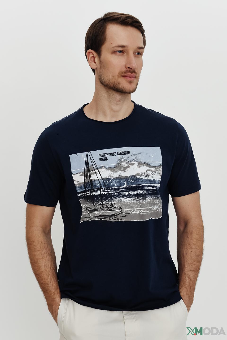 Футболка Monte Carlo с принтом