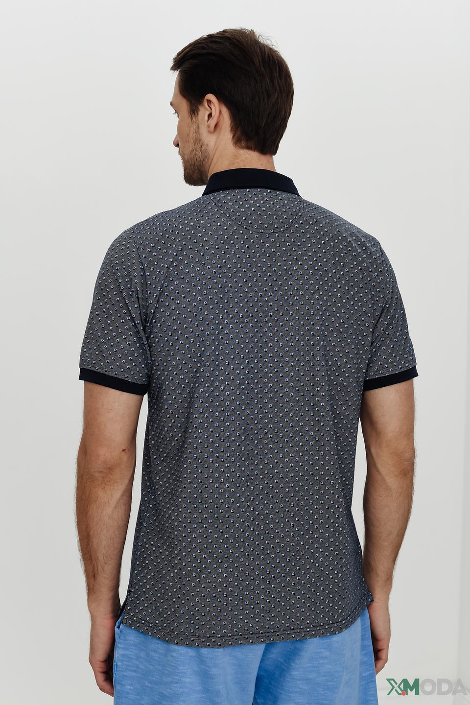 Поло Casa Moda с принтом