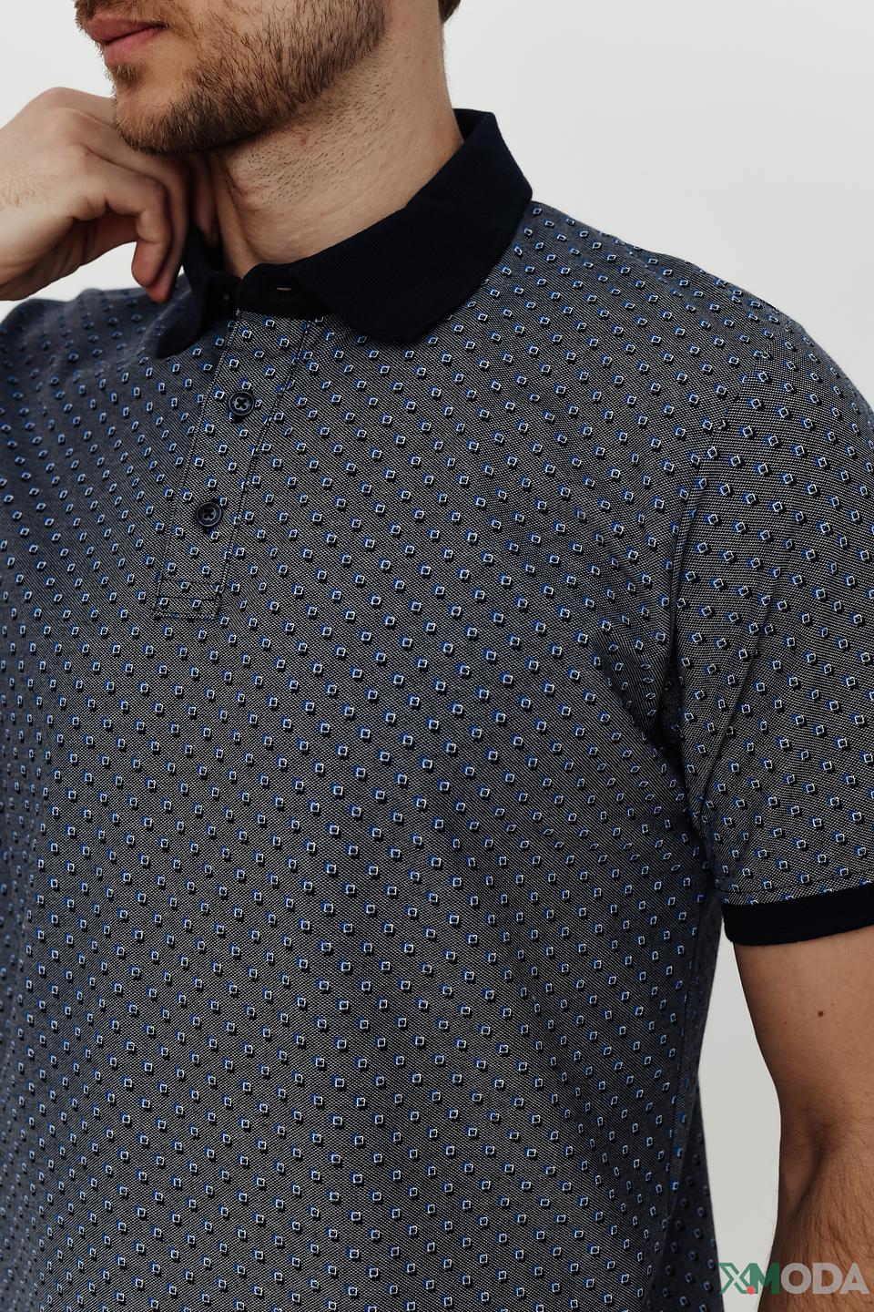 Поло Casa Moda с принтом