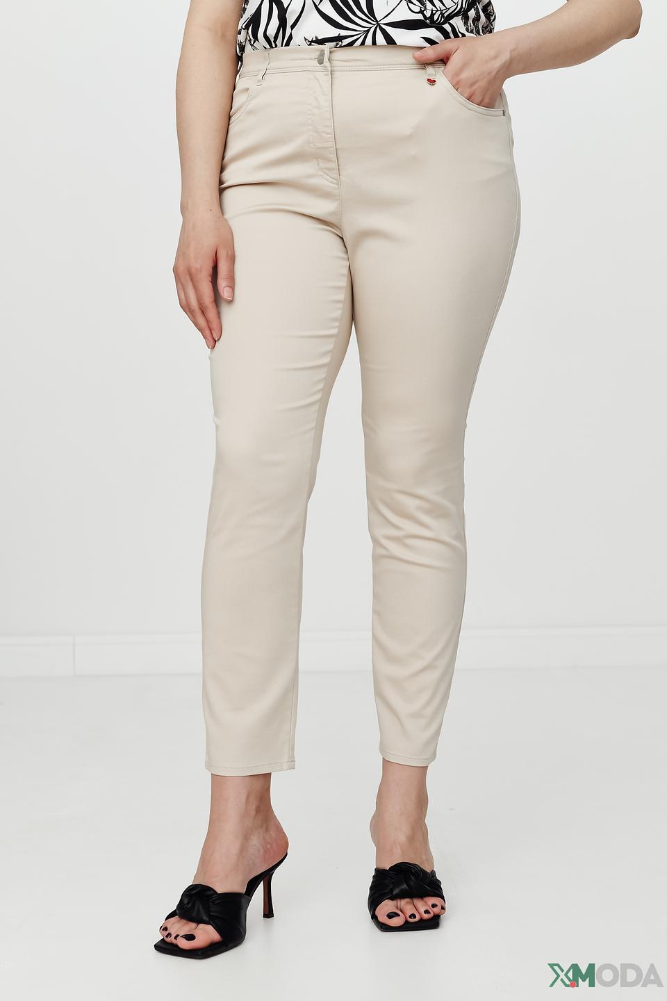 Брюки Relaxed by Toni бежевые