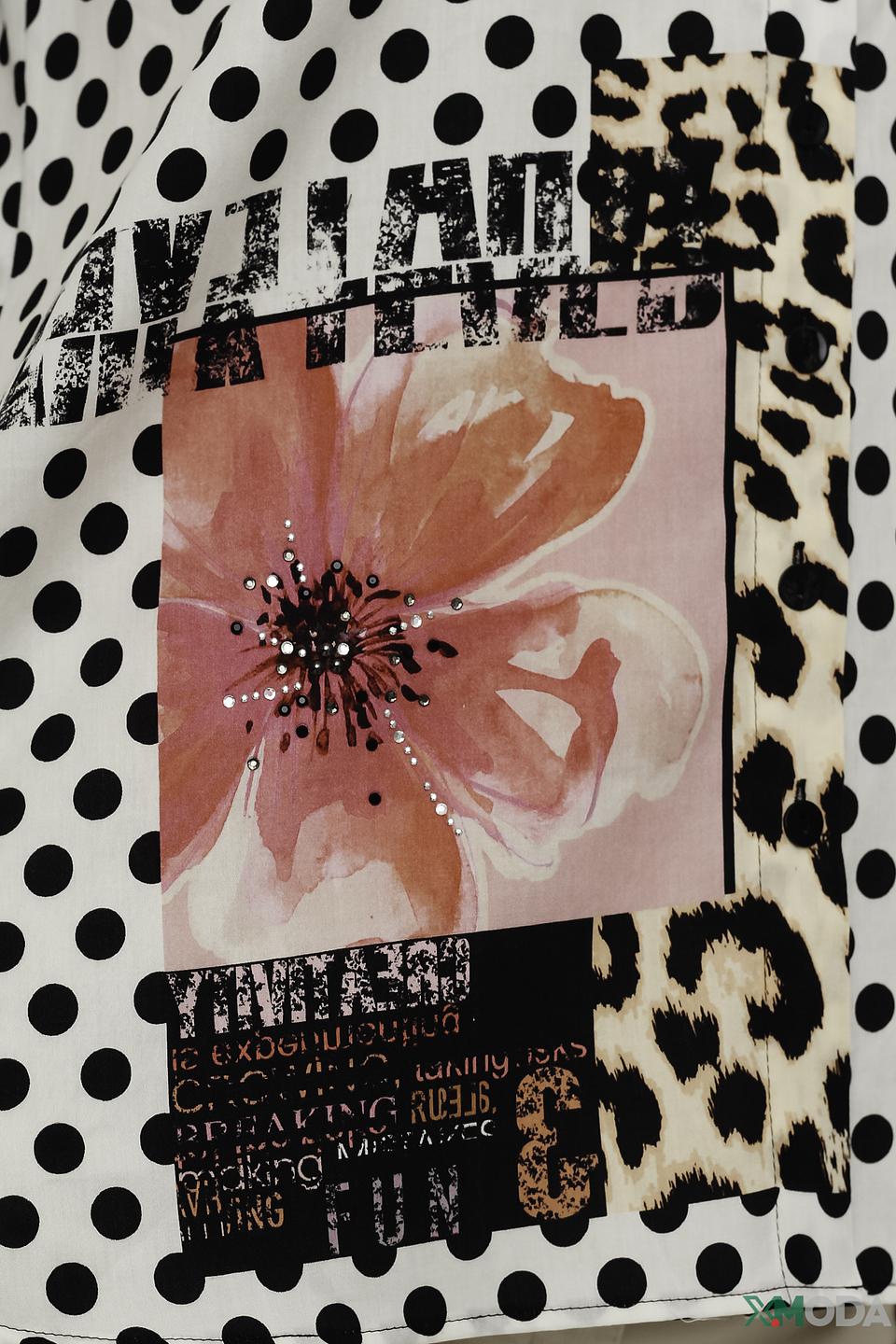 Рубашка SE Stenau в горошек