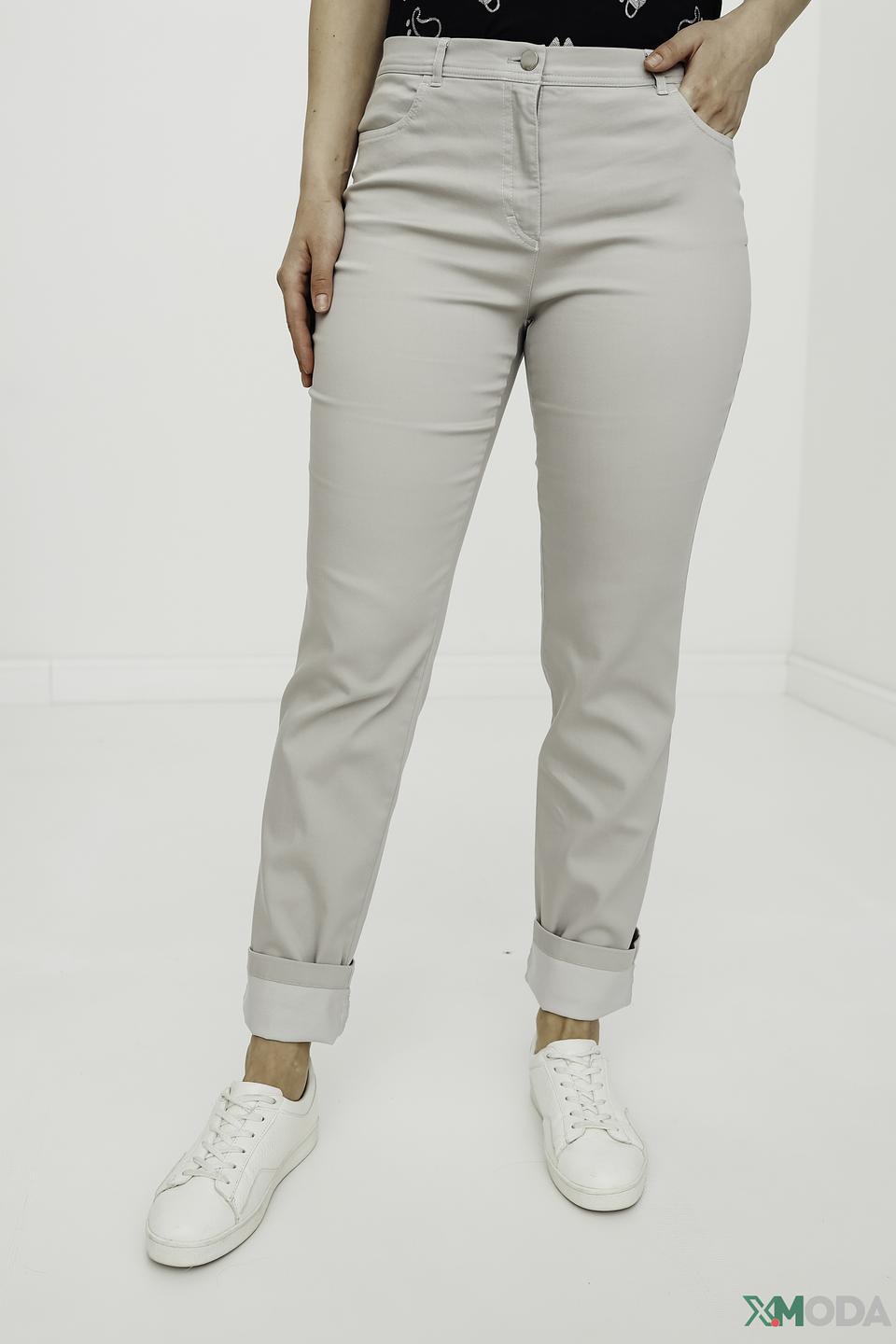 Брюки Eugen Klein серые с манжетами