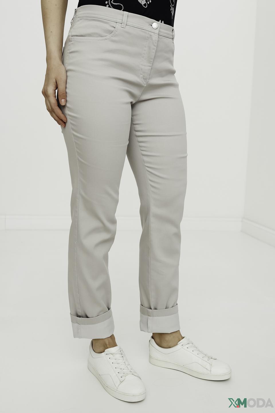 Брюки Eugen Klein серые с манжетами