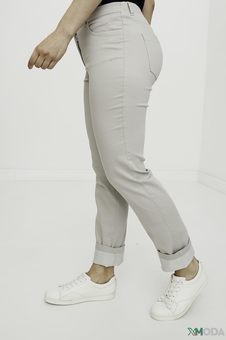 Брюки Eugen Klein серые с манжетами