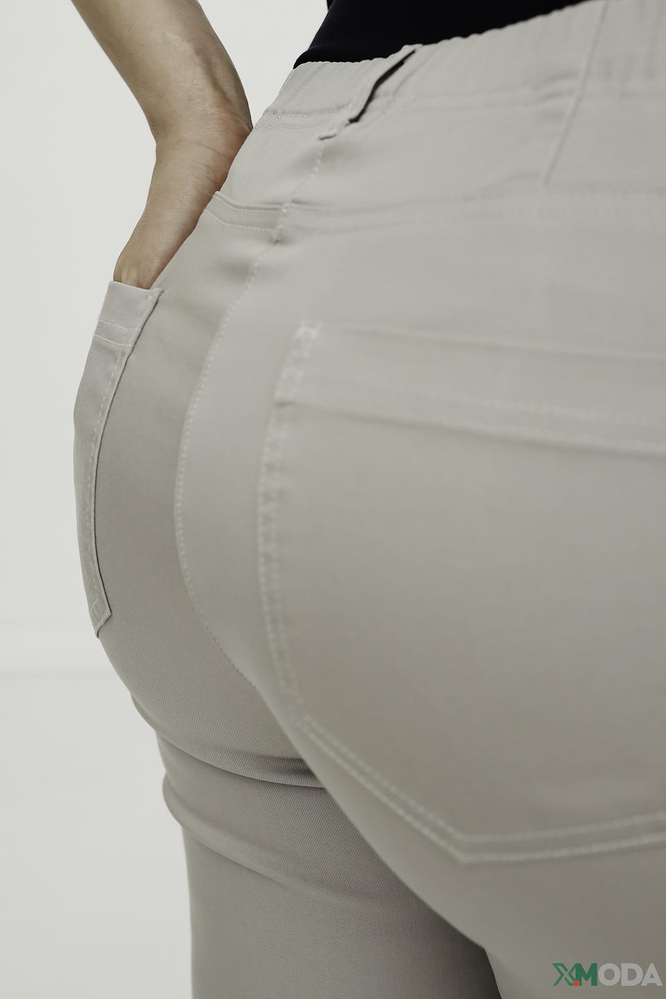 Брюки Eugen Klein серые с манжетами