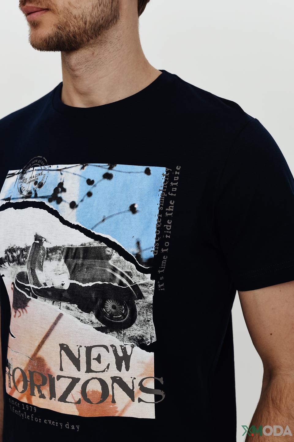 Футболка Lerros с принтом New Horizons