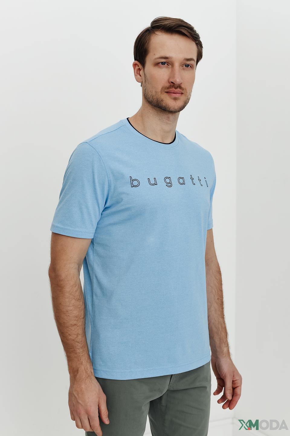 Футболка Bugatti голубая
