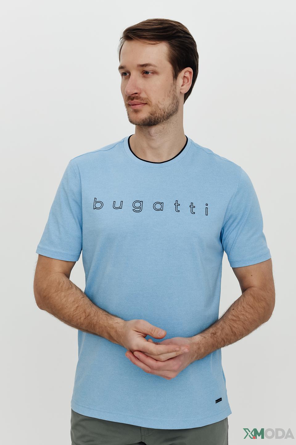 Футболка Bugatti голубая