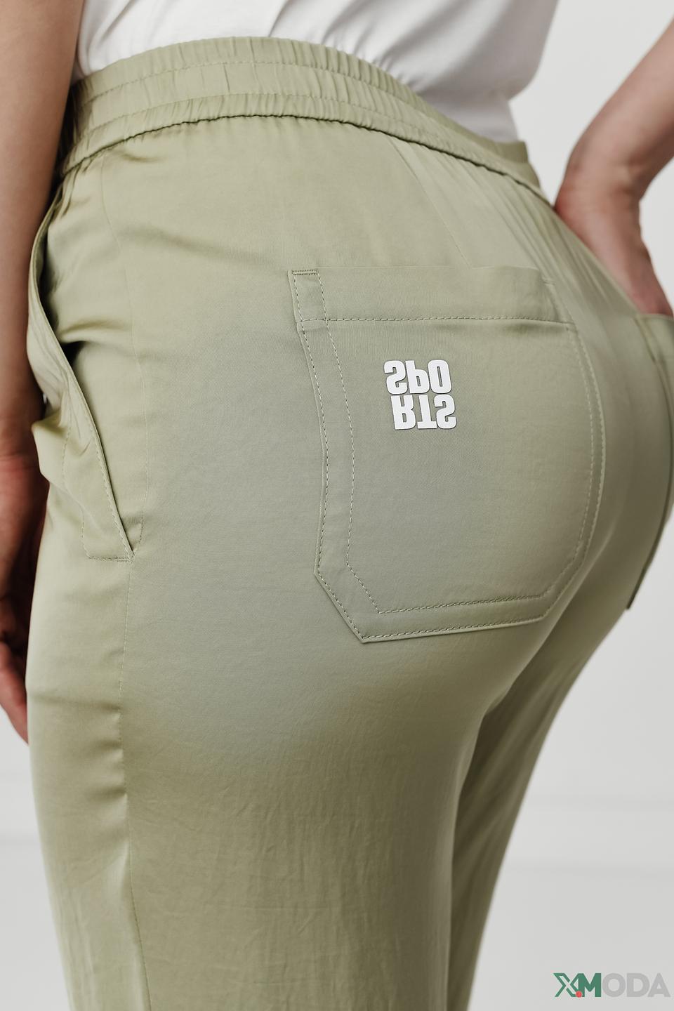 Брюки Marc Cain хаки с завязками