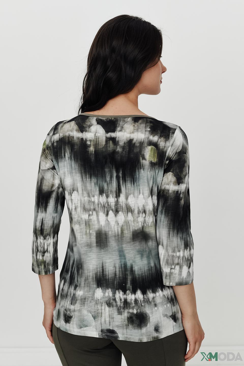 Футболка Betty Barclay с принтом чёрно-белый