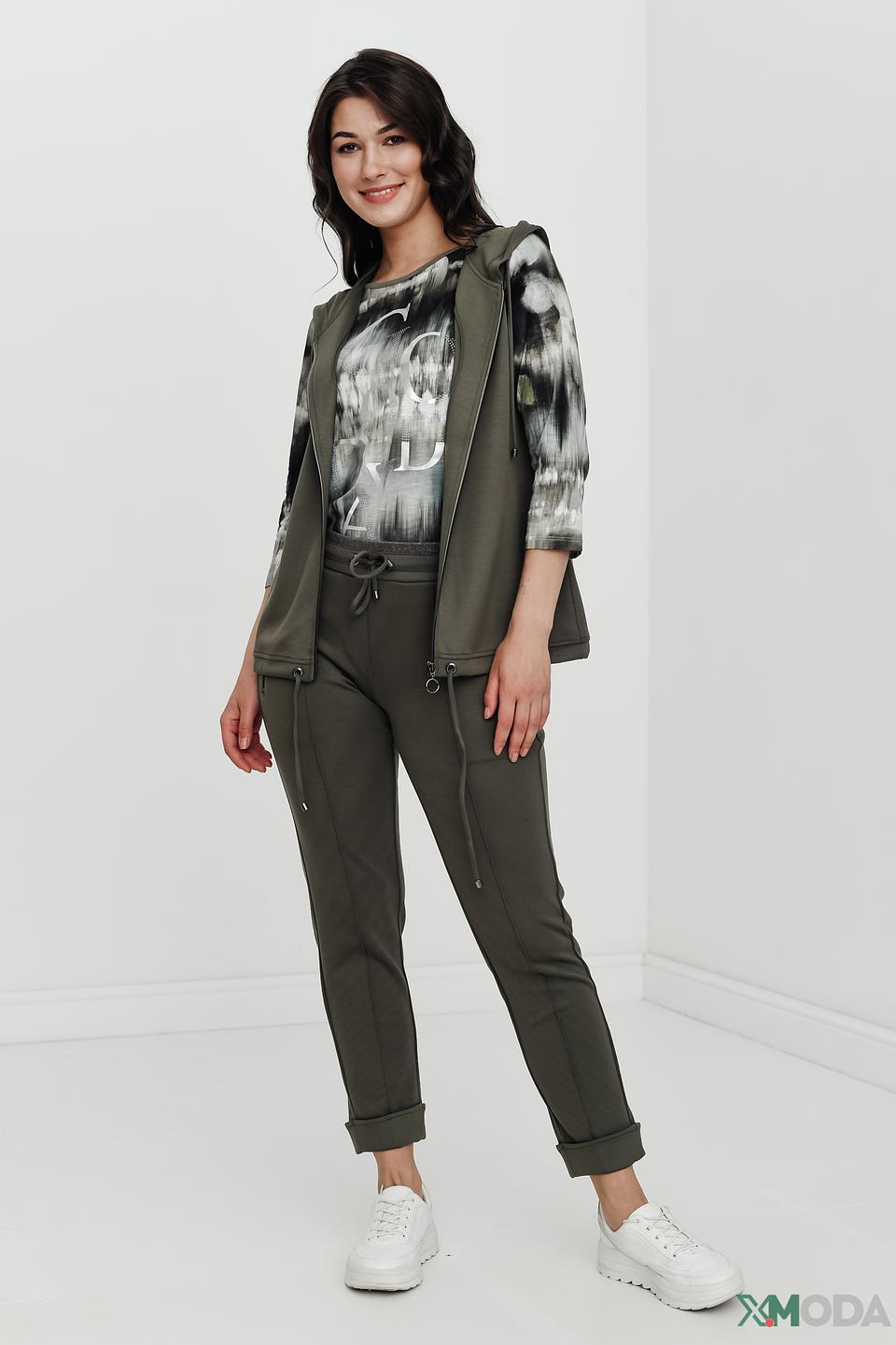 Брюки трикотажные Betty Barclay хаки