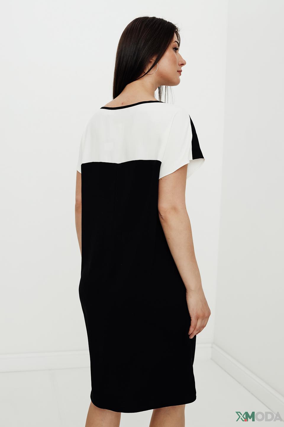 Платье Elena Miro чёрно-белое