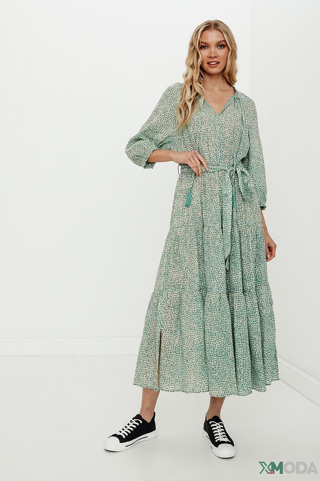 Платье Oui с цветочным принтом