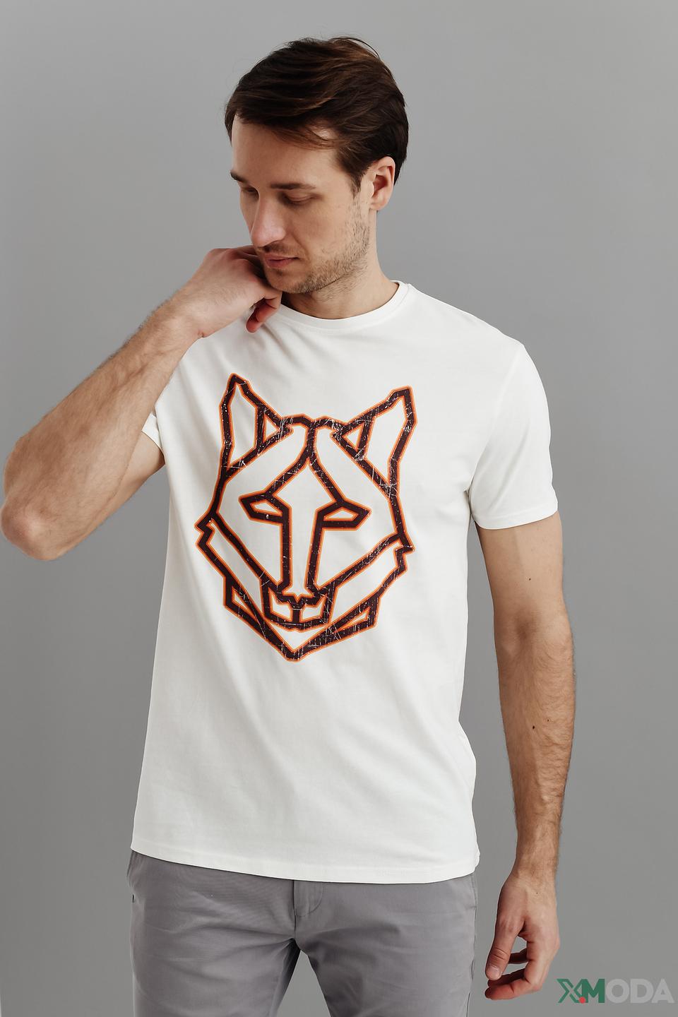 Футболка Haze and Finn с принтом лисы