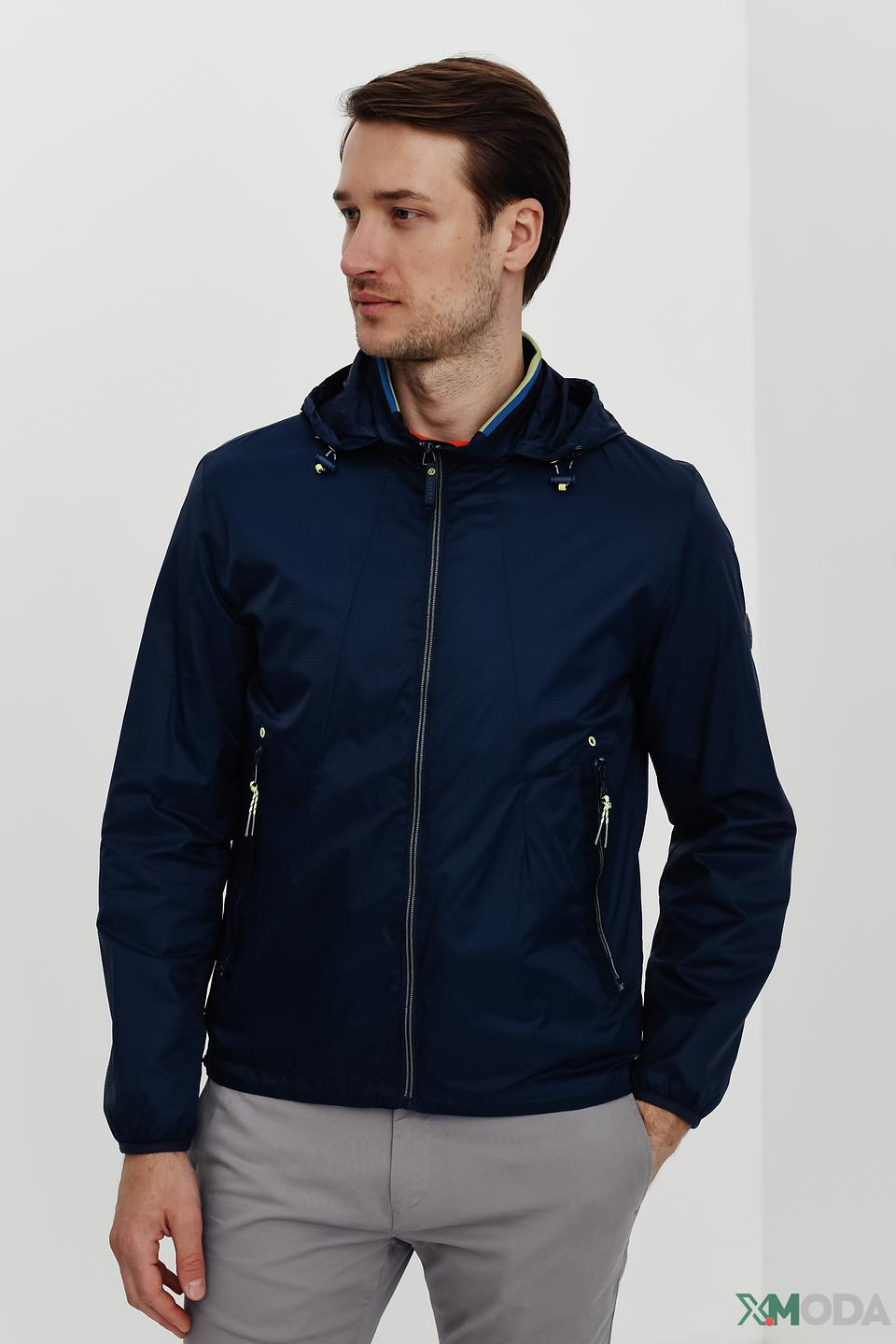 Куртка Sea Barrier синяя с капюшоном