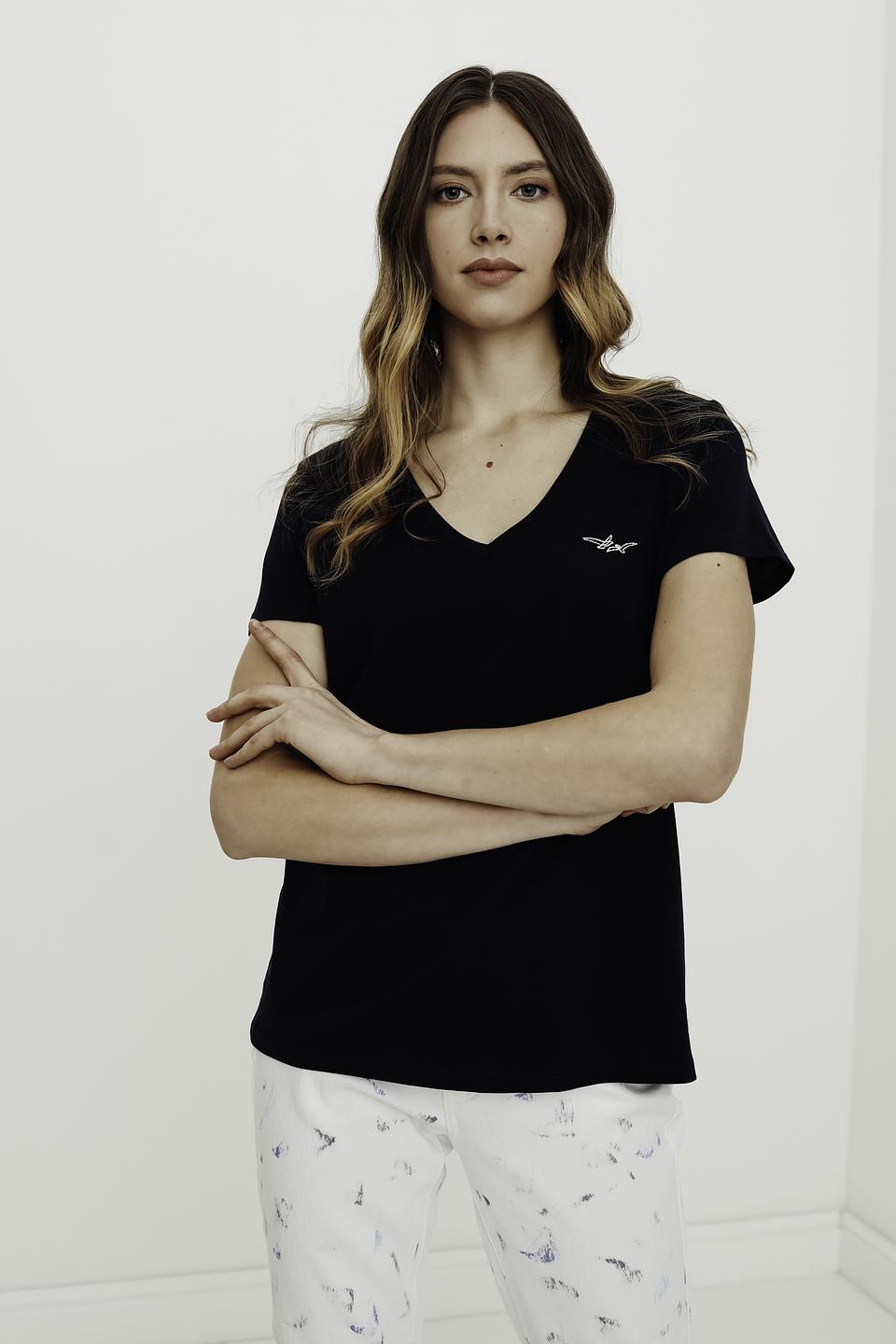 Футболка Tom Tailor denim girl чёрная