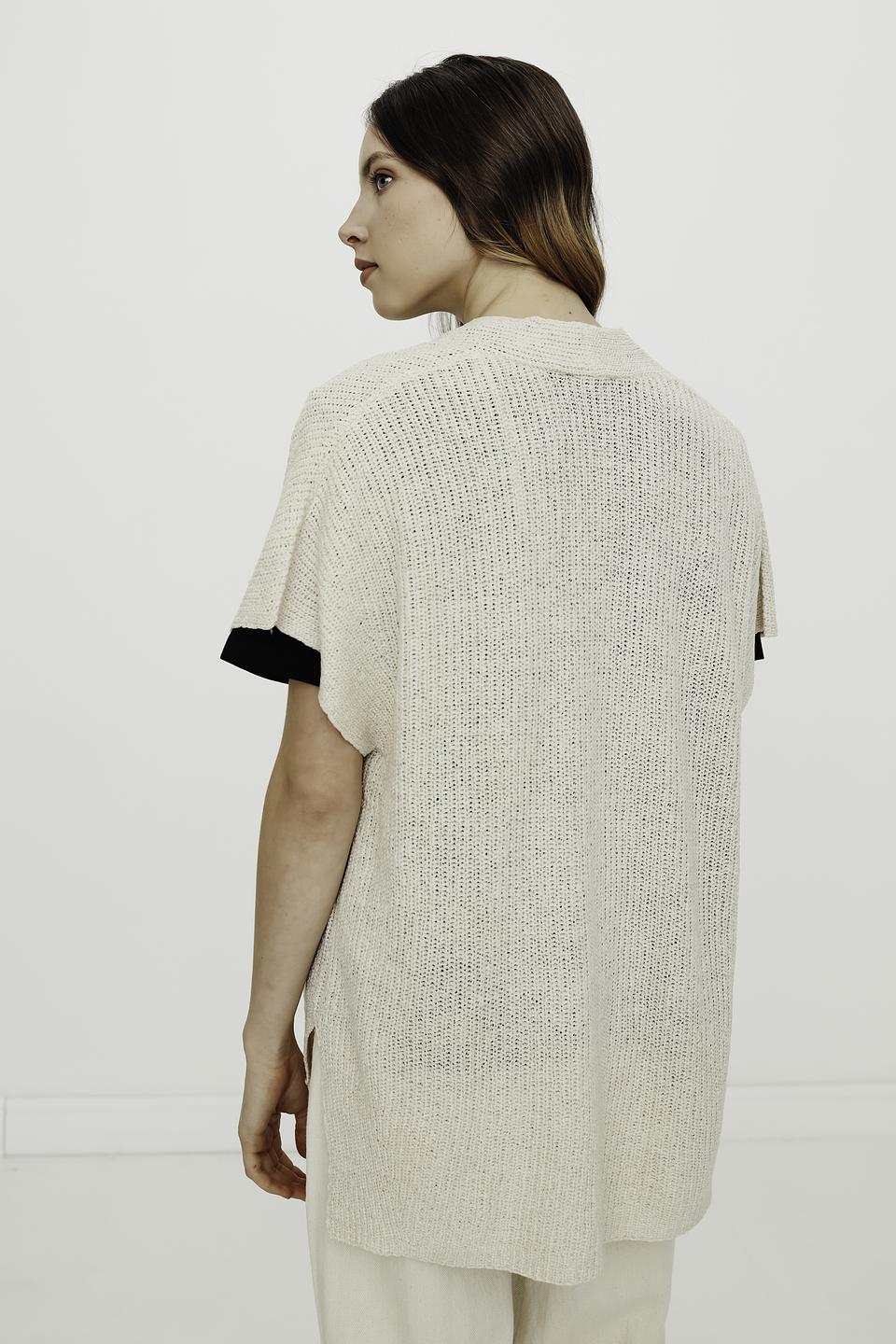 Жилет Tom Tailor бежевый вязаный