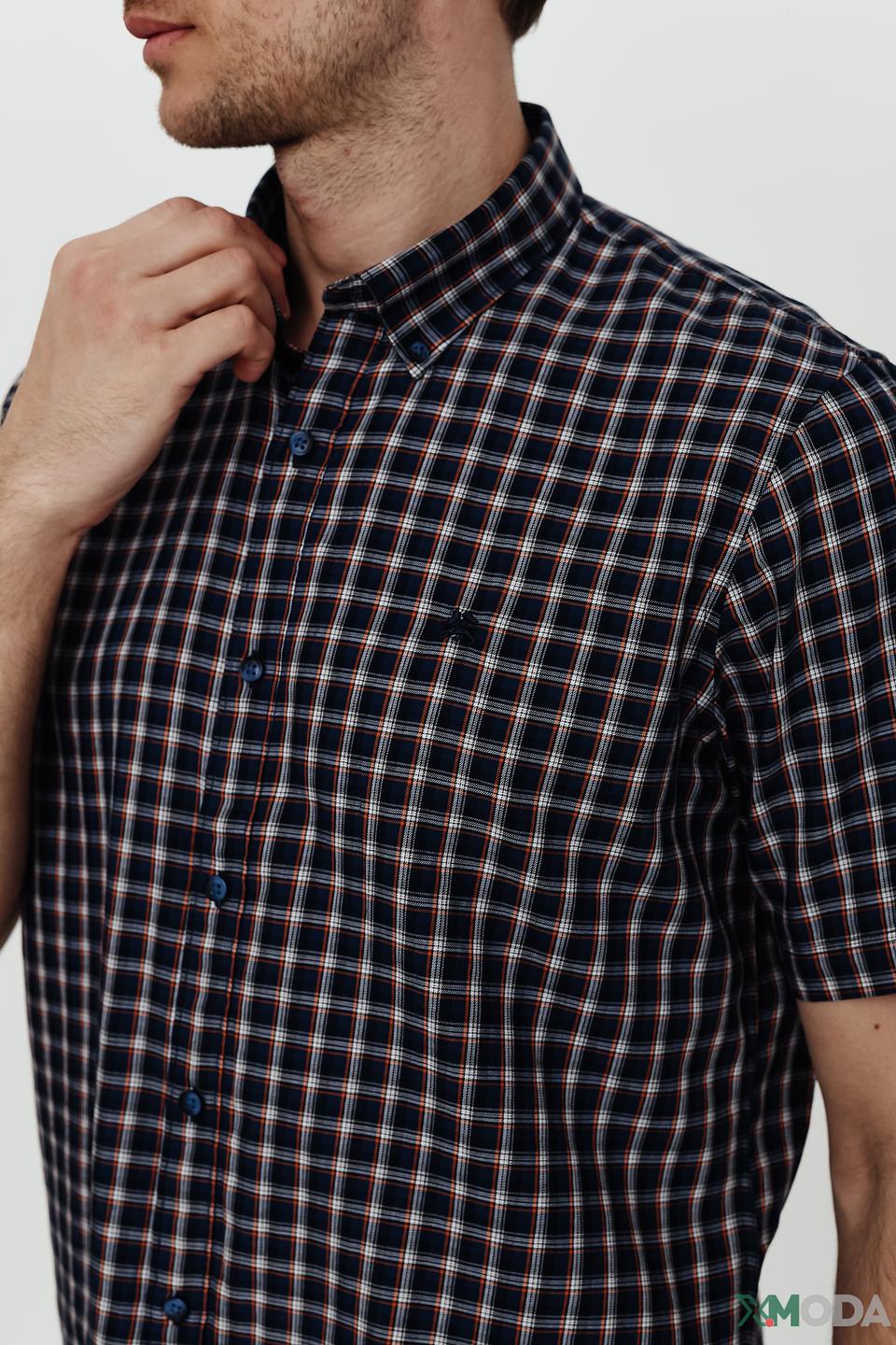 Рубашка кр Lerros в клетку