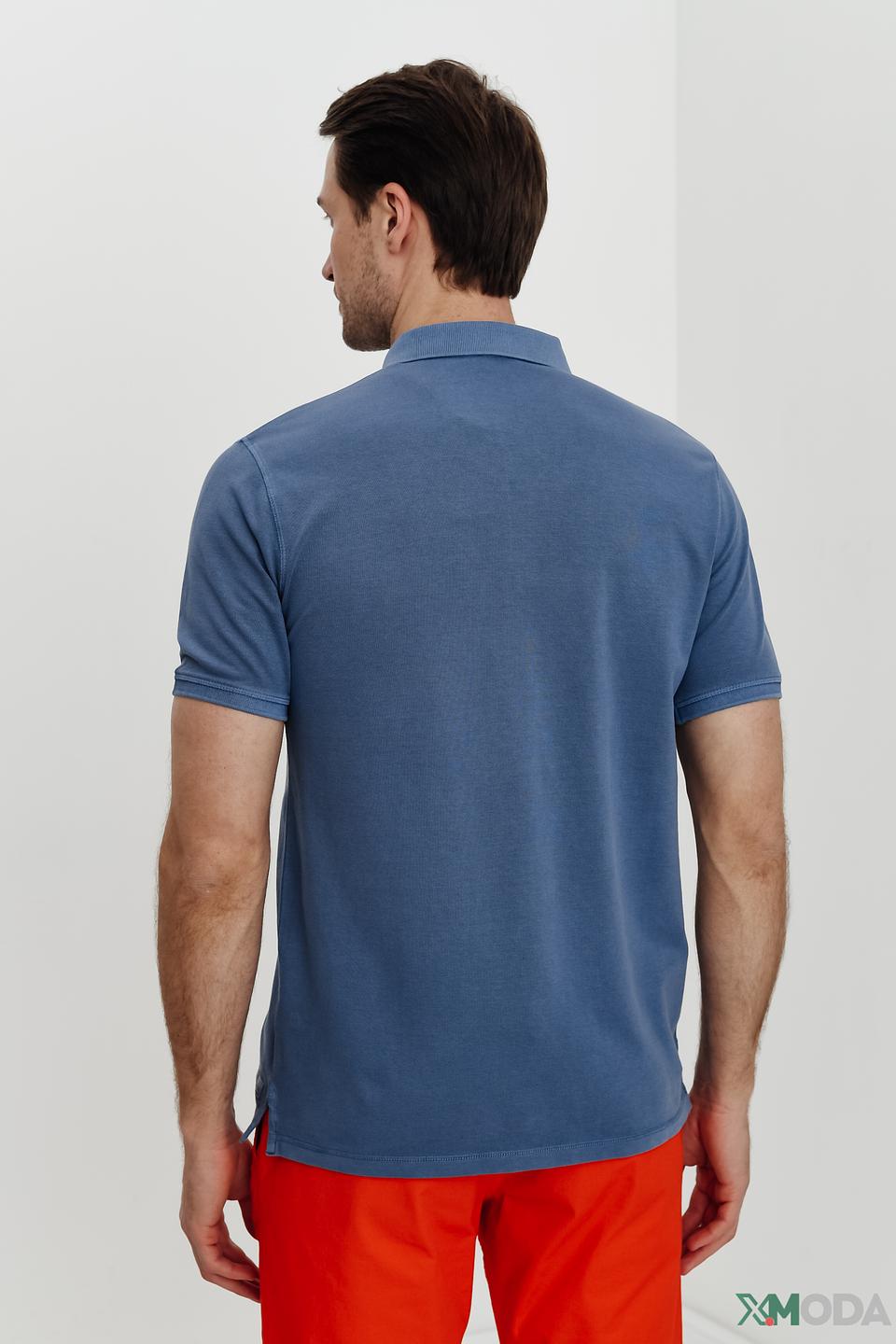 Поло Basefield мужское синее