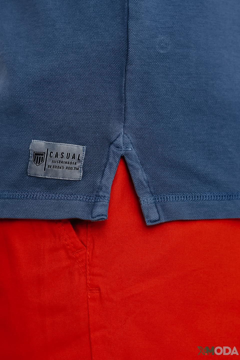 Поло Basefield мужское синее