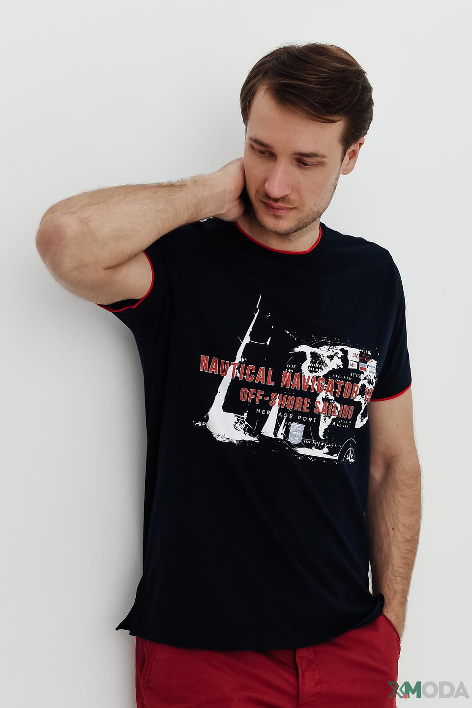 Футболка Monte Carlo с принтом