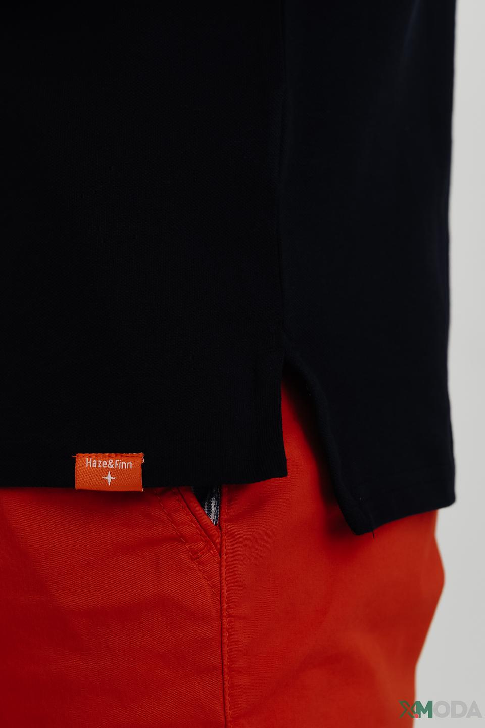 Поло Haze and Finn мужское тёмно-синее