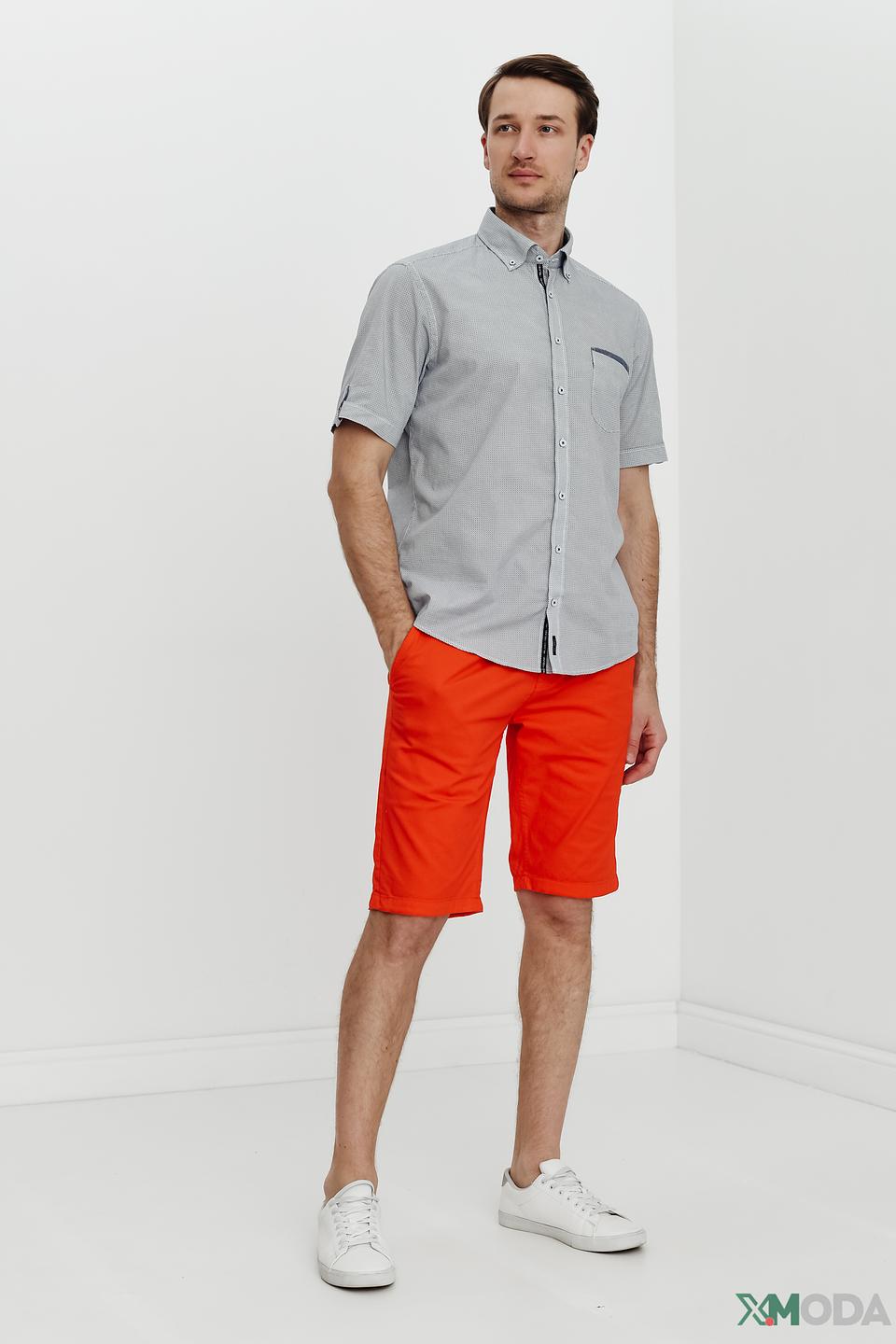 Рубашка кр Casa Moda серый