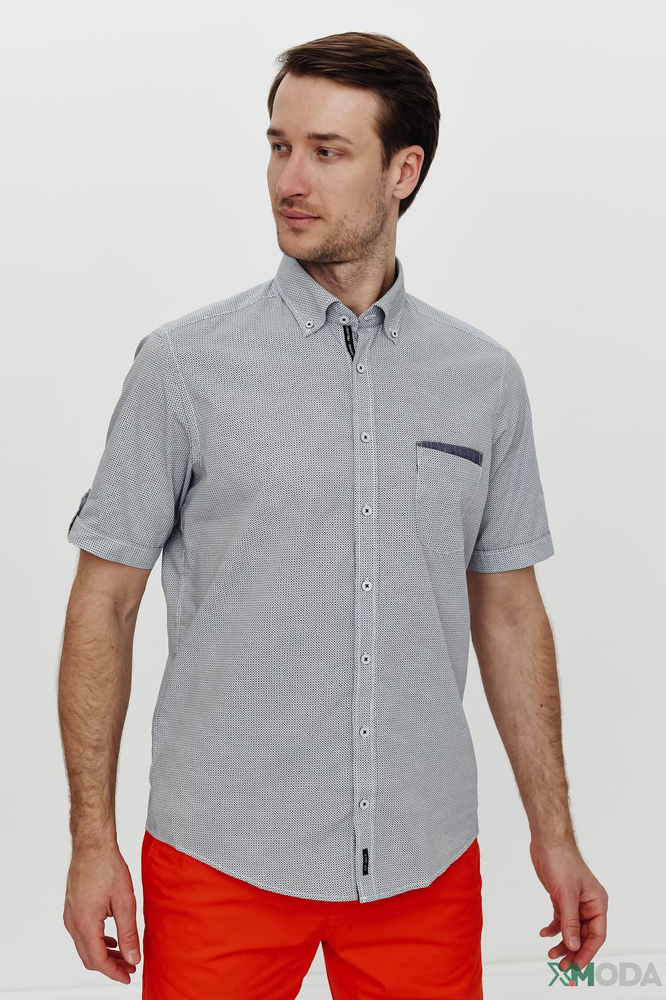 Рубашка кр Casa Moda серый