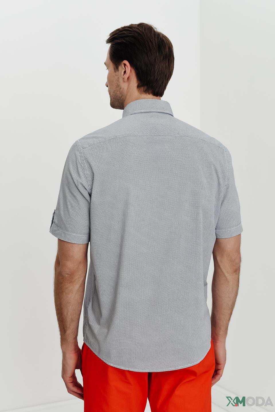 Рубашка кр Casa Moda серый