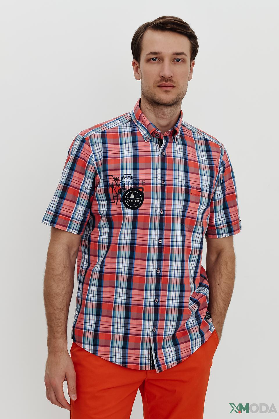 Рубашка кр Casa Moda в клетку