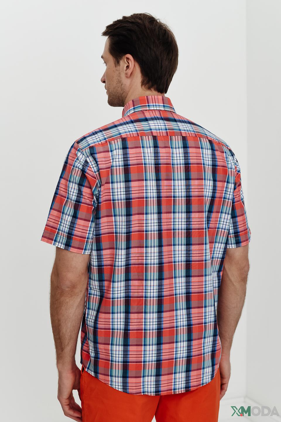 Рубашка кр Casa Moda в клетку