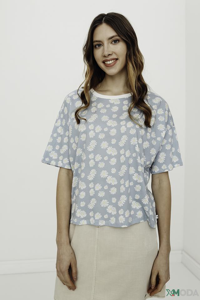 Футболка Tom Tailor denim girl голубая