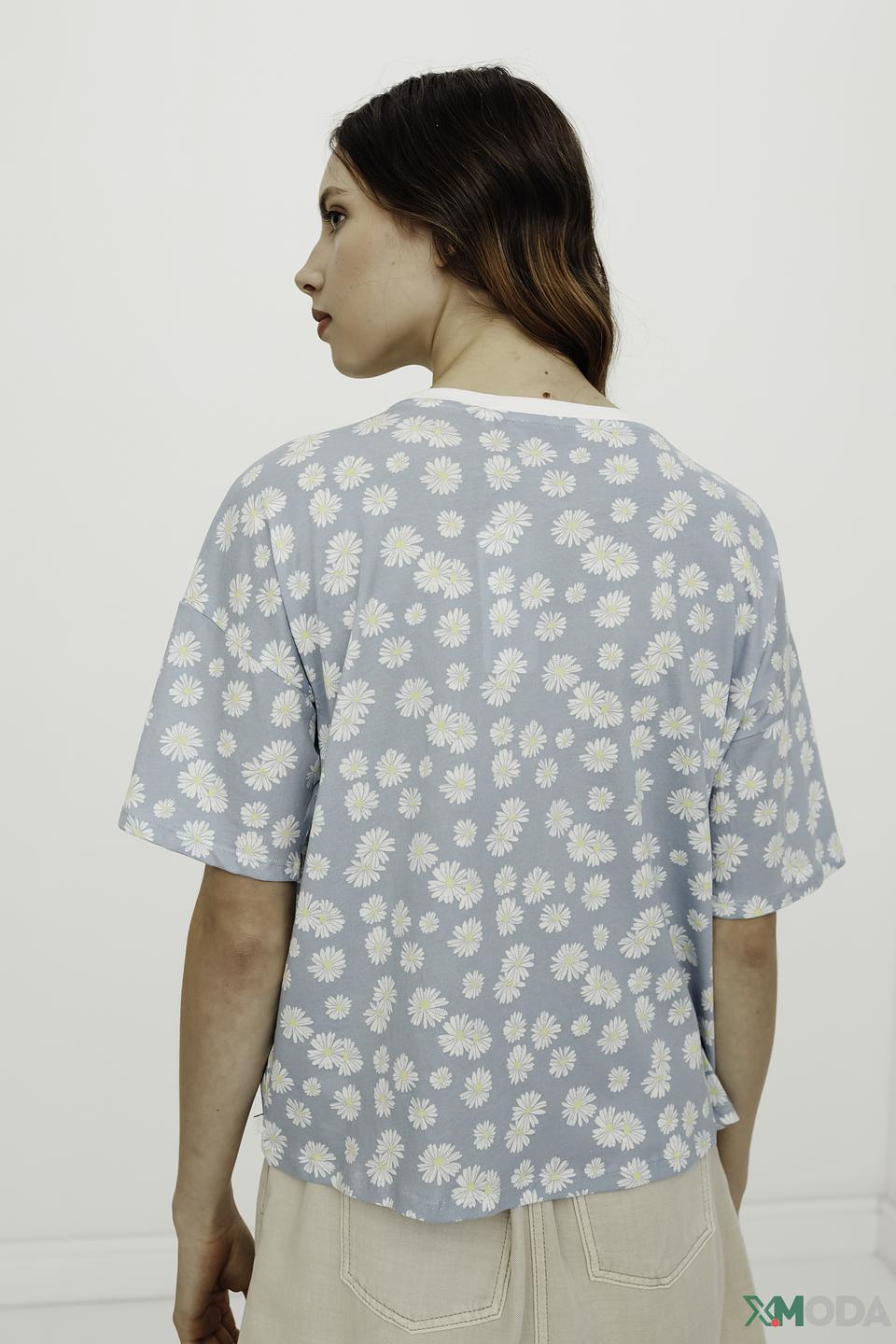 Футболка Tom Tailor denim girl голубая