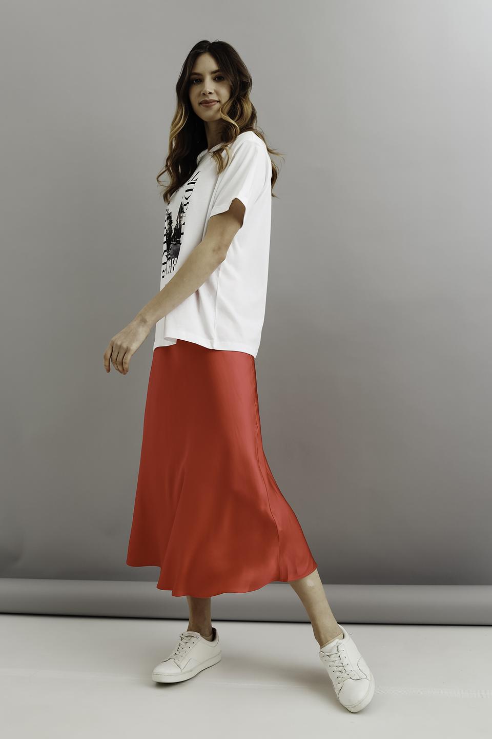 Юбка Taifun красная миди