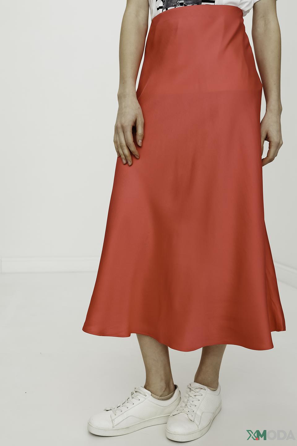 Юбка Taifun красная миди