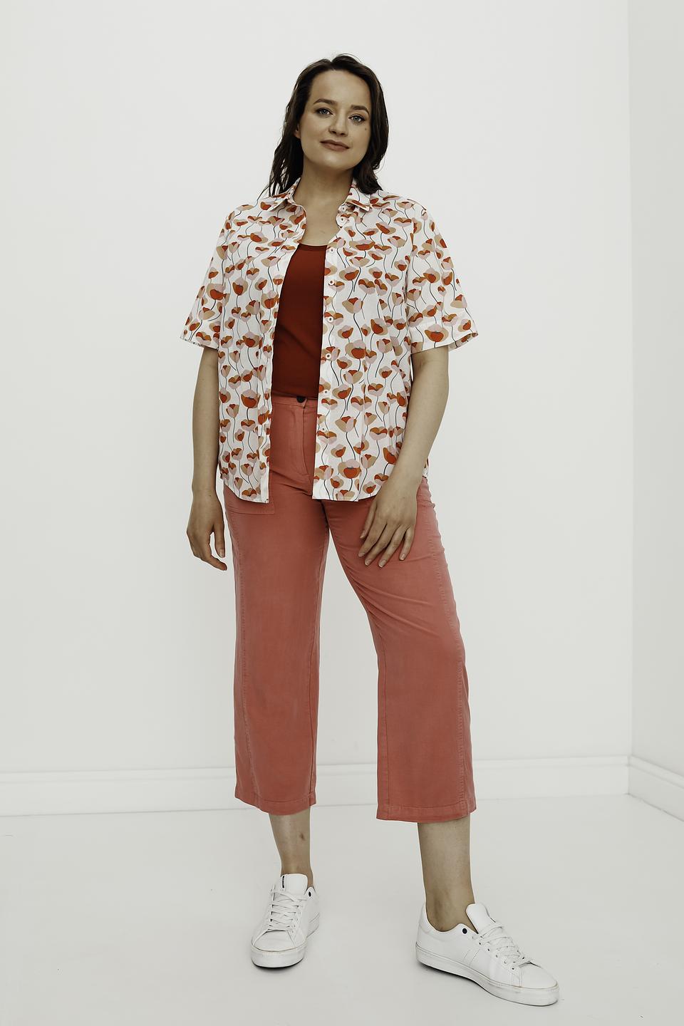 Блуза Erfo с маками