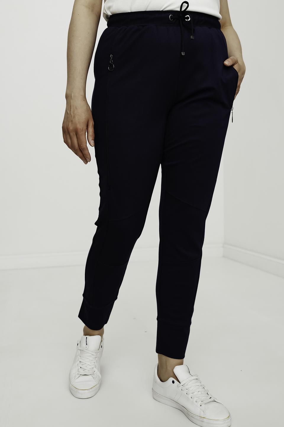 Брюки Frapp темно-синие