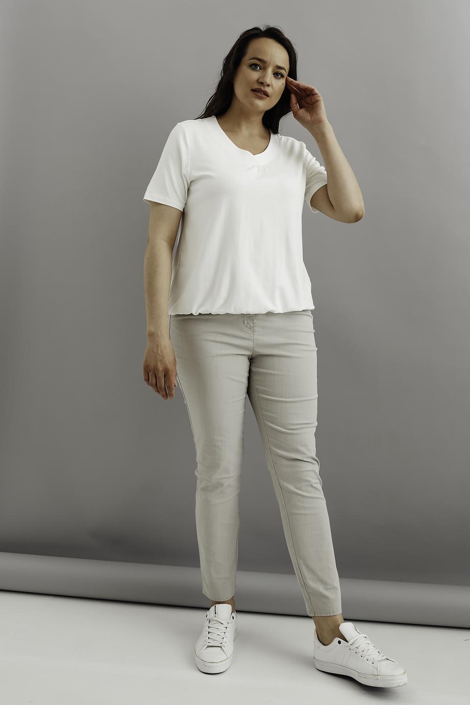 Футболка Lebek женская белая