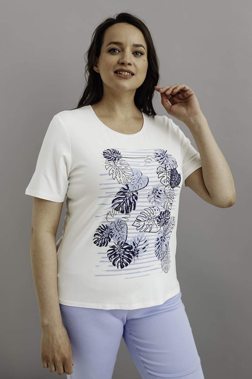 Футболка Lebek с принтом