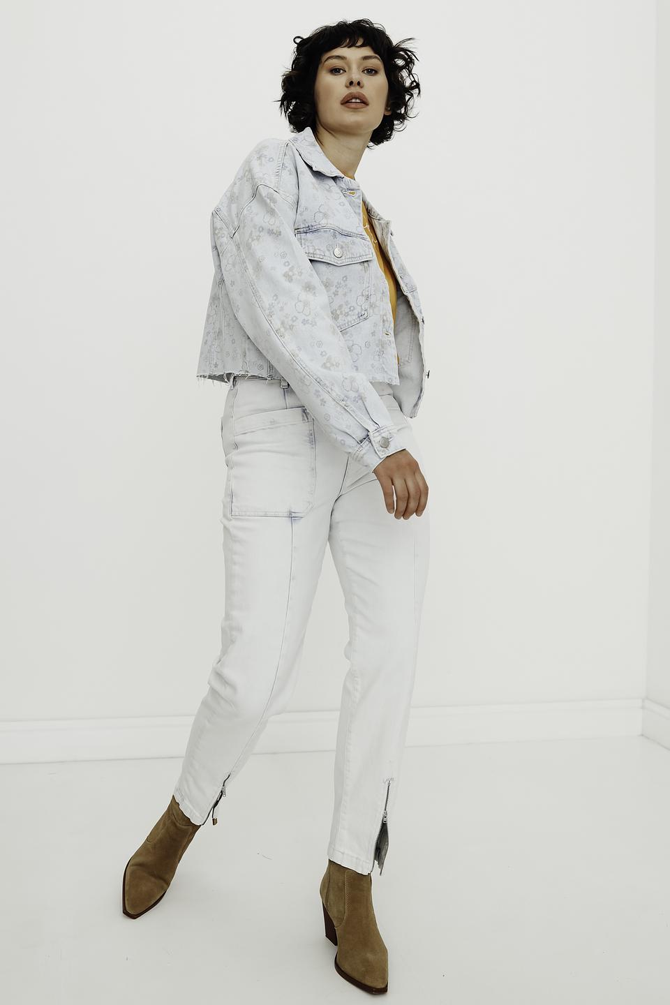 Жакет QS girl с цветочным принтом