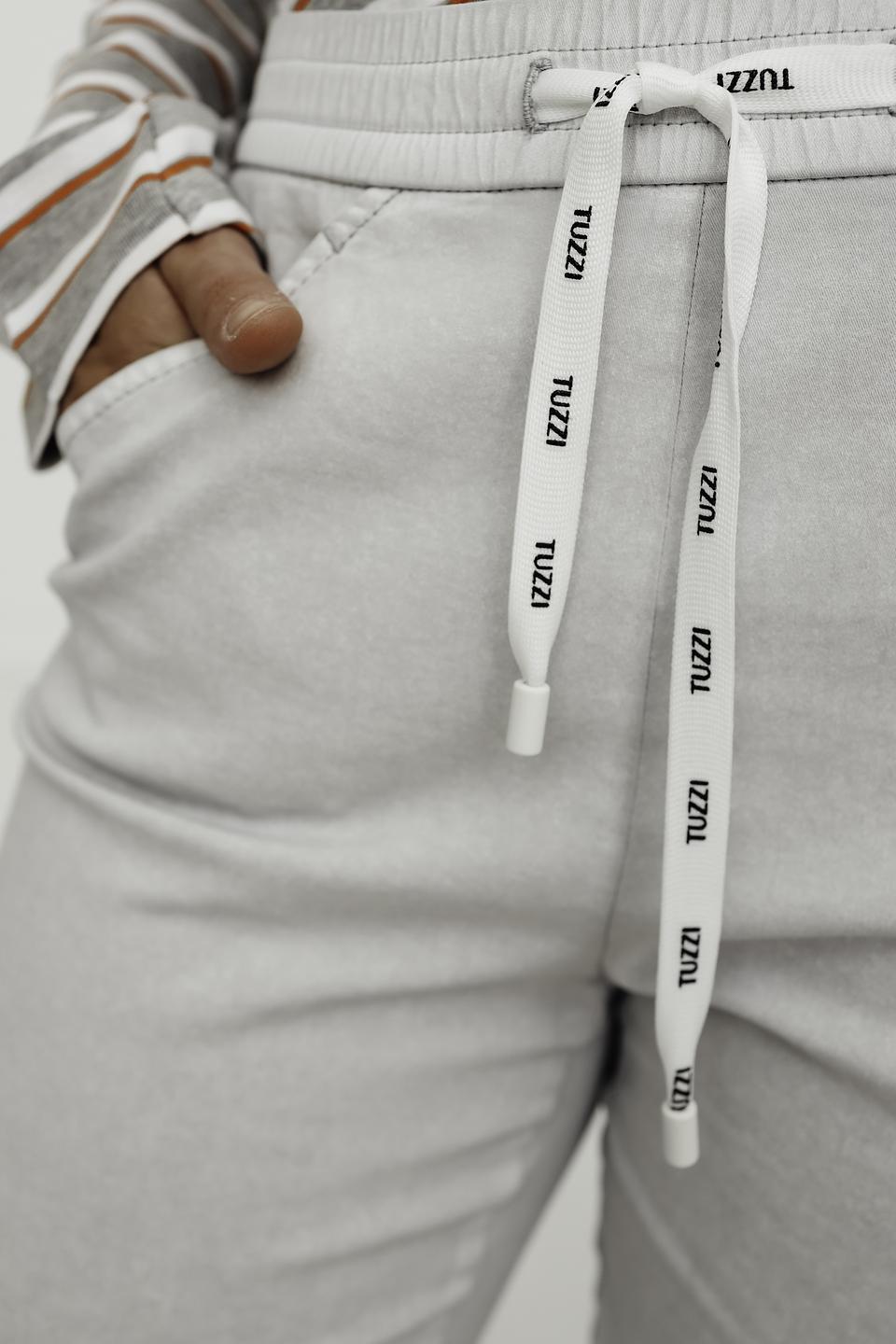 Брюки Tuzzi серые с поясом
