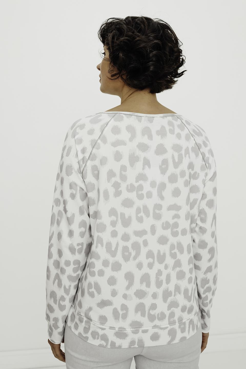 Пуловер Monari с леопардовым принтом